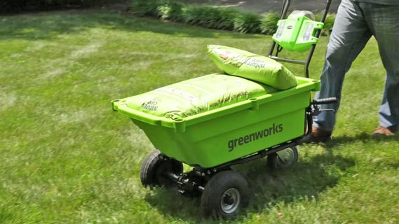 самоходные тележки 40в гринворкс