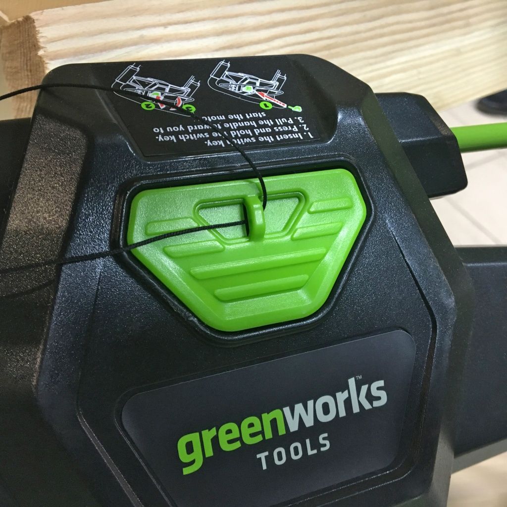 Кнопка запуска снегоуборщика Гринворкс