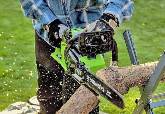 пила цепная greenworks