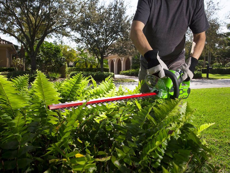 кусторез greenworks