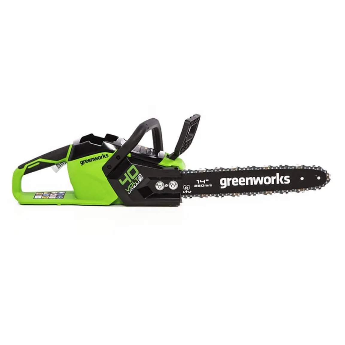 Пила аккумуляторная цепная Greenworks 35 см 40V GD40CS15 2005707, до 1,5 кВт, бесщёточная, без АКБ и ЗУ