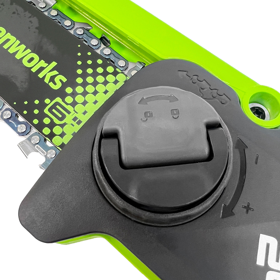 Мини-пила аккумуляторная цепная Greenworks 15 см 24V GD24CS15 2010107 с автоматической смазкой цепи, бесщёточная, без АКБ и ЗУ