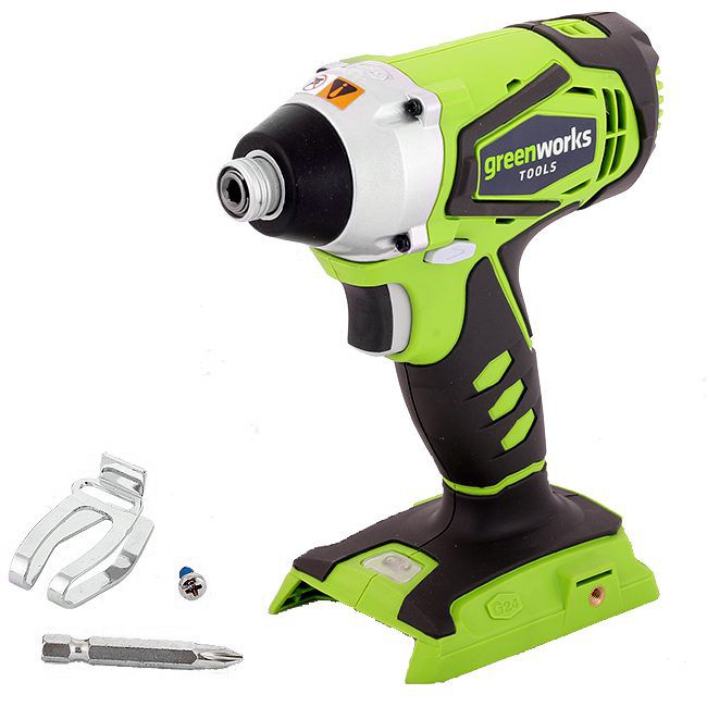 Винтовёрт импульсный аккумуляторный Greenworks 24V G24ID