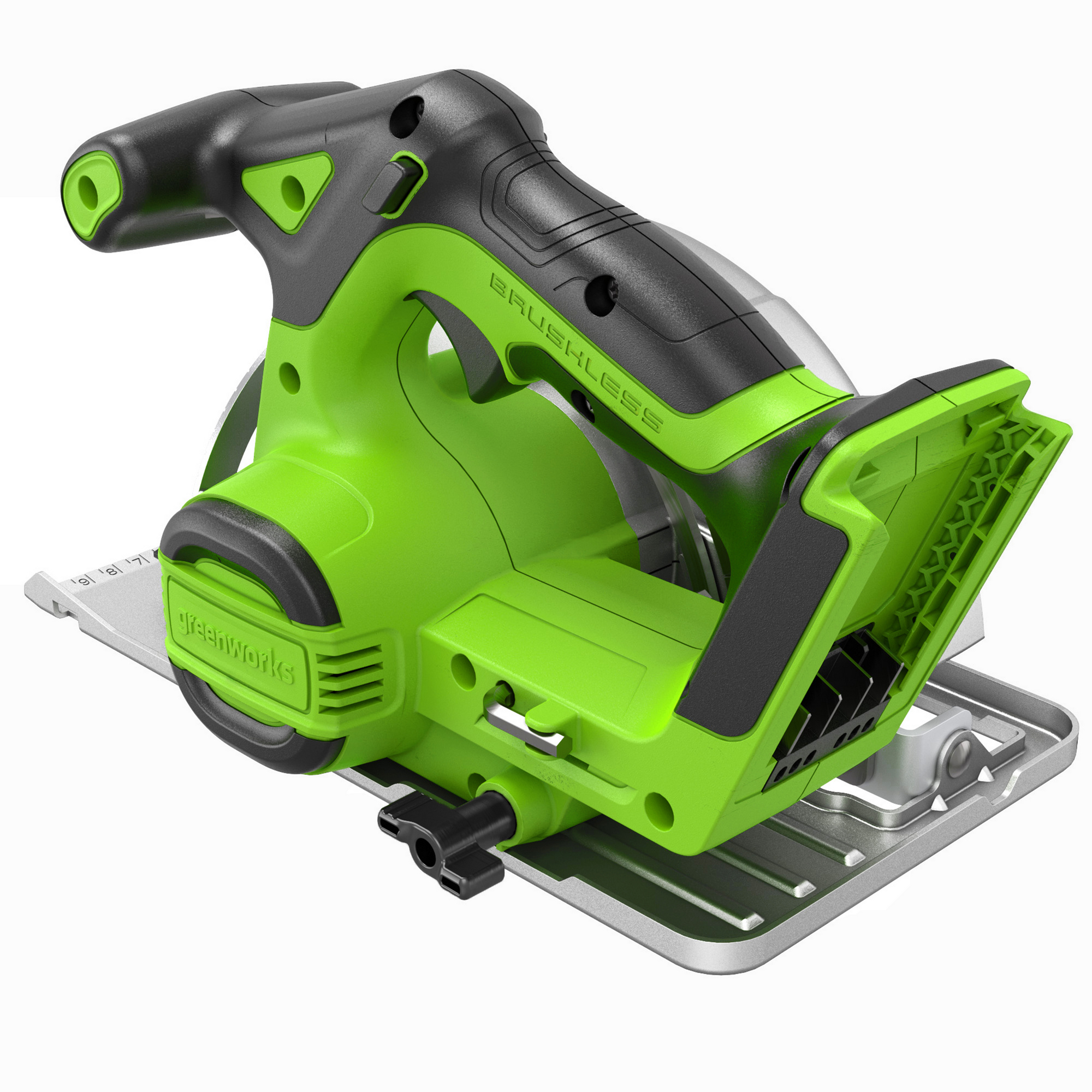 Пила циркулярная аккумуляторная Greenworks 24V GD24CS165 1501607, бесщеточная, без АКБ и ЗУ