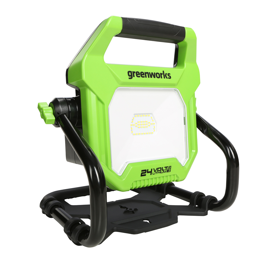 Прожектор светодиодный (2000 лм) аккумуляторный Greenworks 24V G24WL 3401307, без АКБ и ЗУ