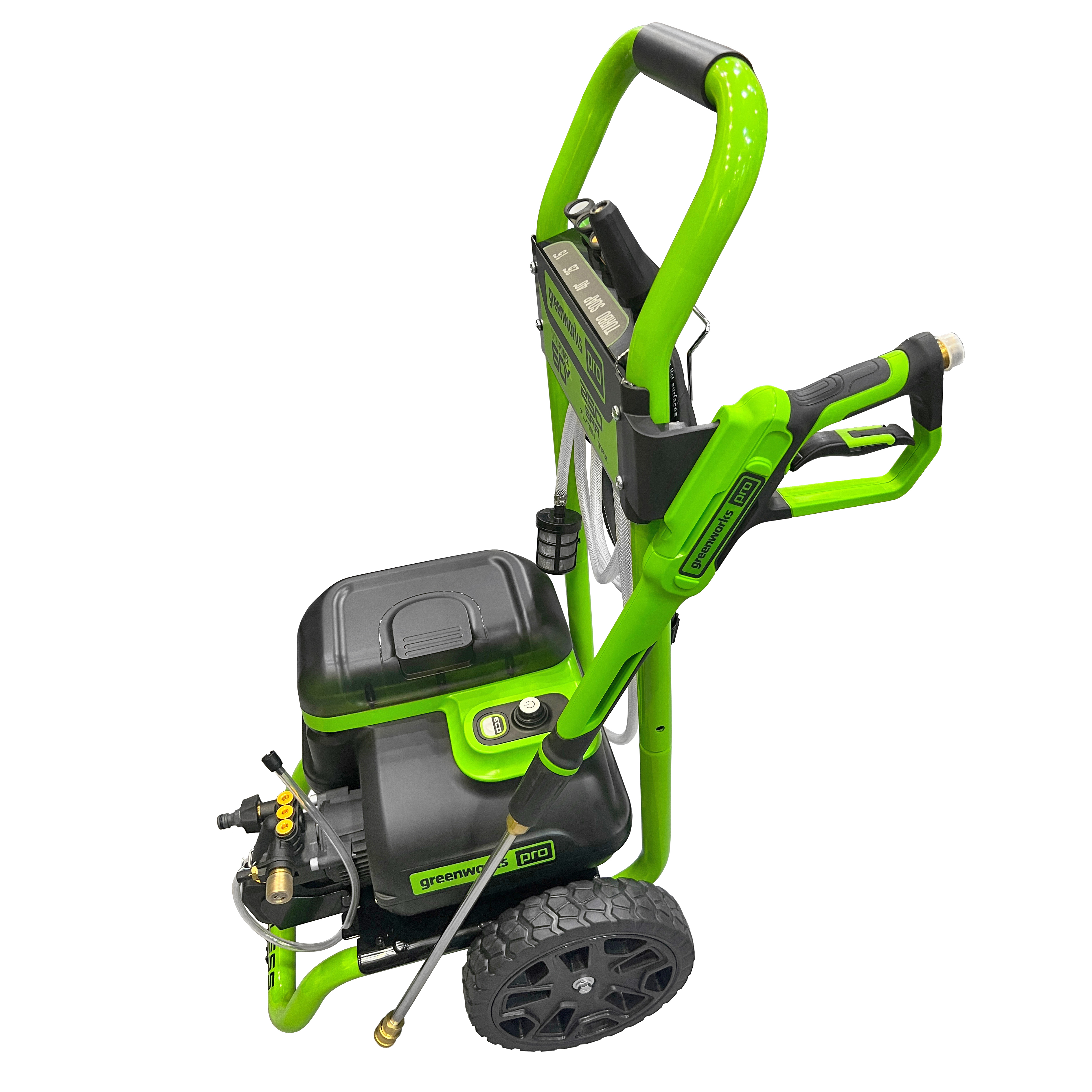 Мойка высокого давления аккумуляторная 250 бар с портом на два аккумулятора Greenworks GDPW60DP 60V 5106207, без АКБ и ЗУ