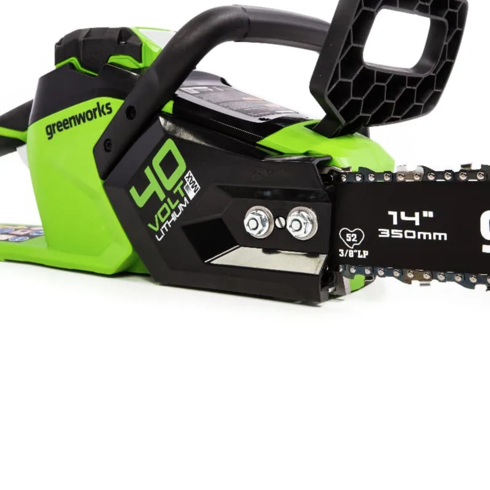 Пила аккумуляторная цепная Greenworks 35 см 40V GD40CS15 2005707, до 1,5 кВт, бесщёточная, без АКБ и ЗУ