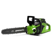 Пила аккумуляторная цепная Greenworks 35 см 40V GD40CS15 2005707, до 1,5 кВт, бесщёточная, без АКБ и ЗУ