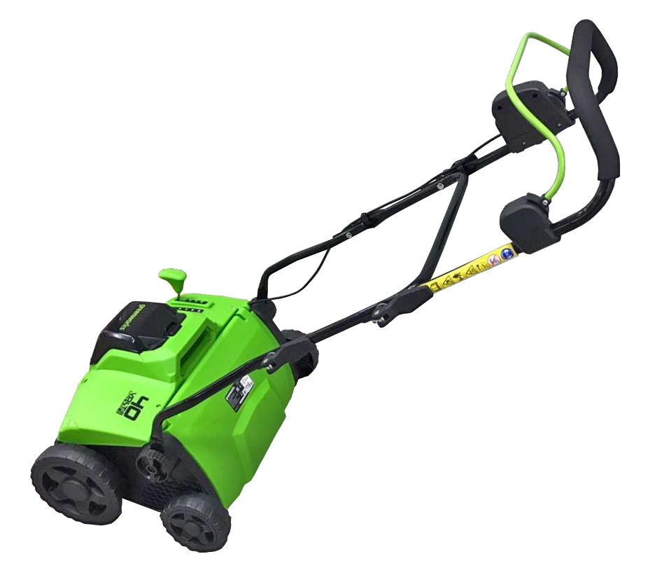 Аэратор-скарификатор 36 см аккумуляторный Greenworks 40V, бесщёточный, без АКБ и ЗУ