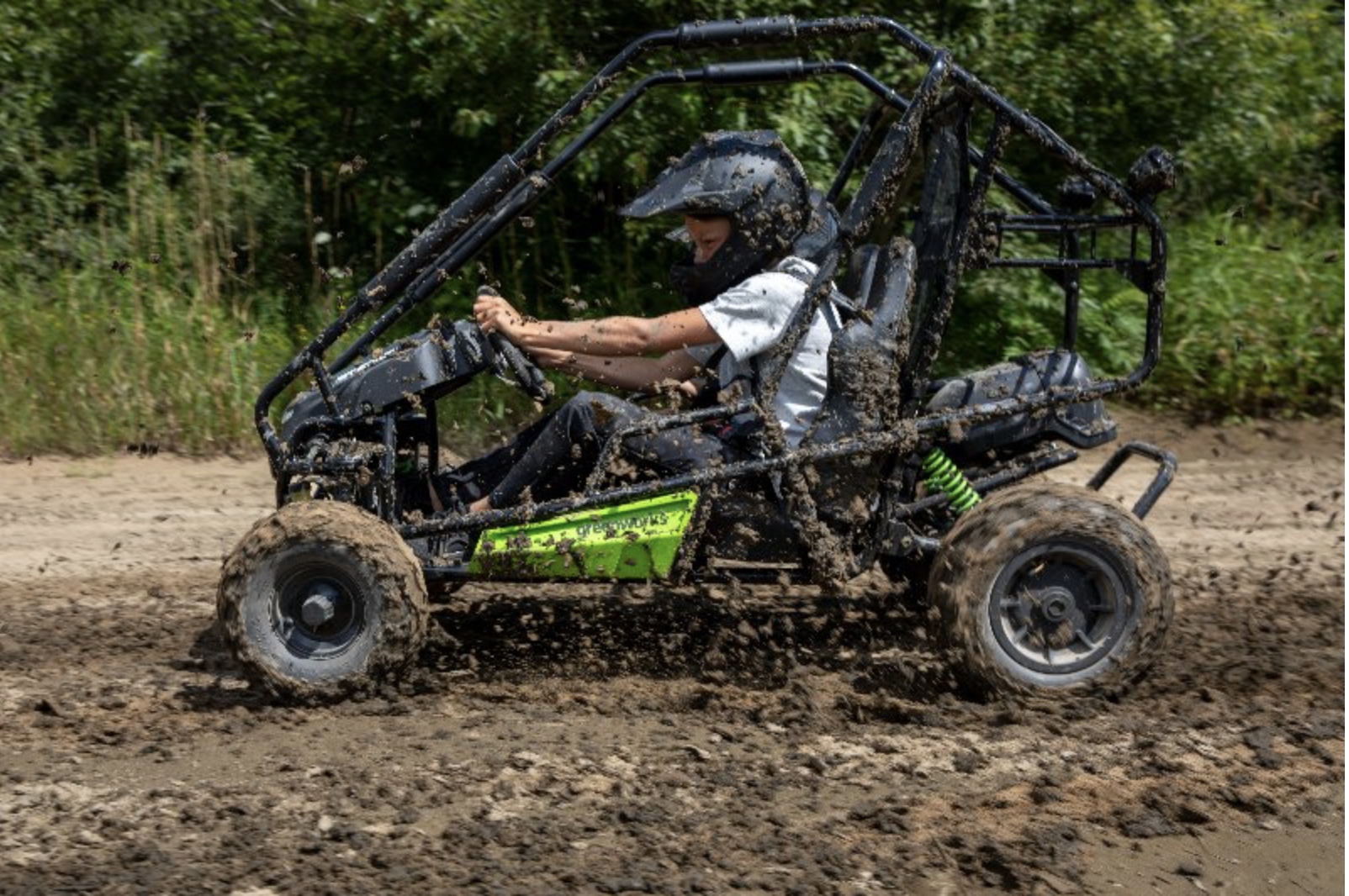 Двухместный подростковый багги Greenworks GK52400 82V аккумуляторный