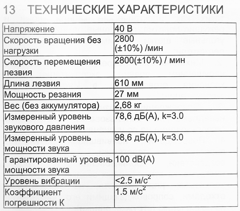 Кусторез аккумуляторный 60 см Greenworks 40V G40HT61 2200907, без АКБ и ЗУ