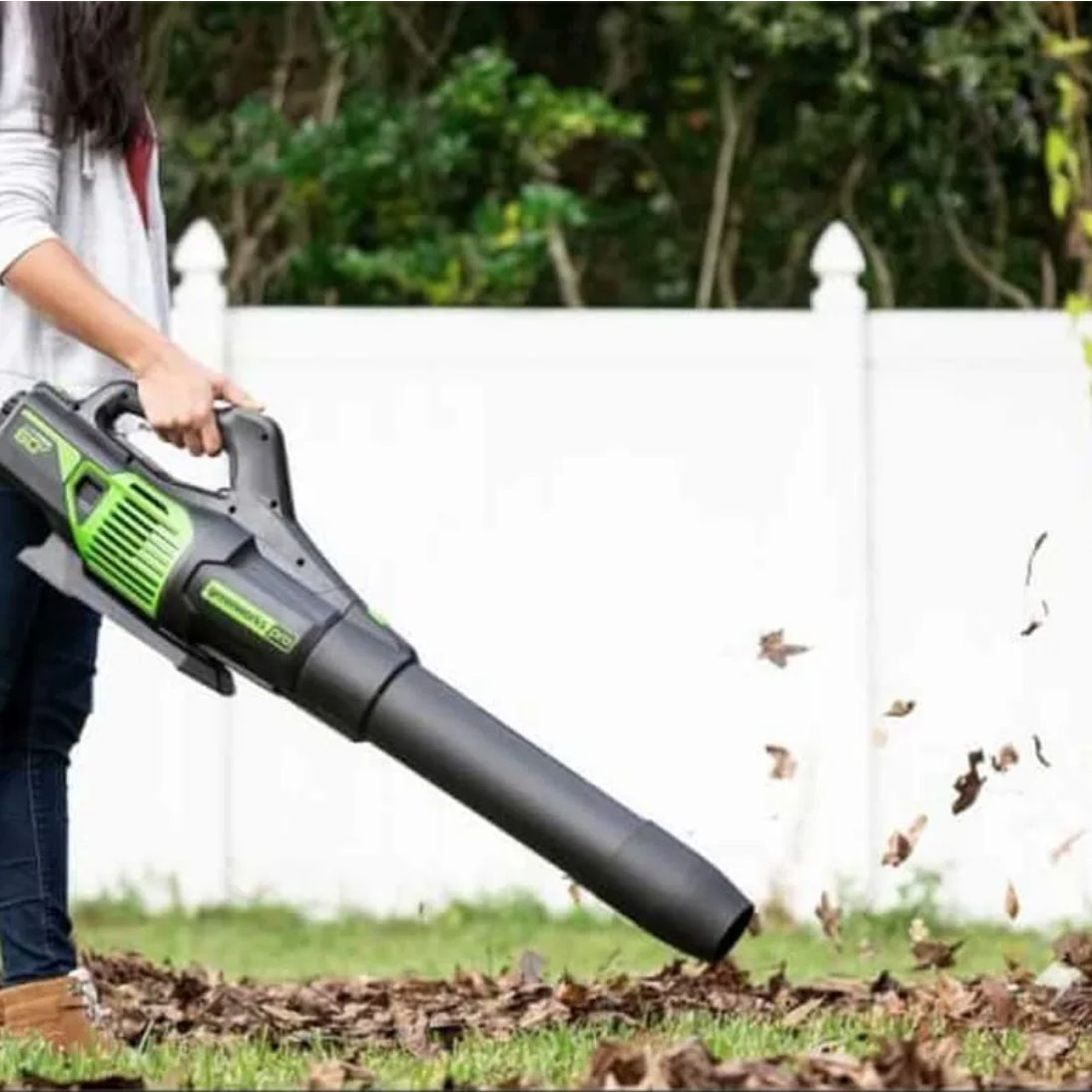 Воздуходув аккумуляторный Greenworks 60V GD60AB 2405607, бесщеточный, без АКБ и ЗУ