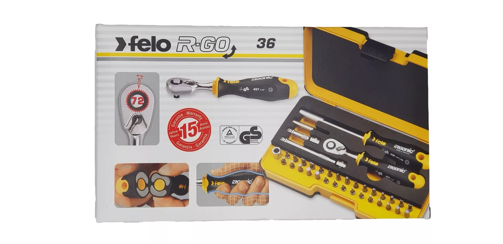 Инструм. набор "FELO R-GO 36", 36 предм., серия 057 FELO 057 836 06