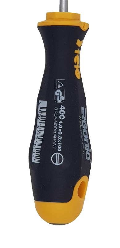 Отвёртка серия 400 Ergonic, SL4,0х0,8х100 FELO 400 043 10
