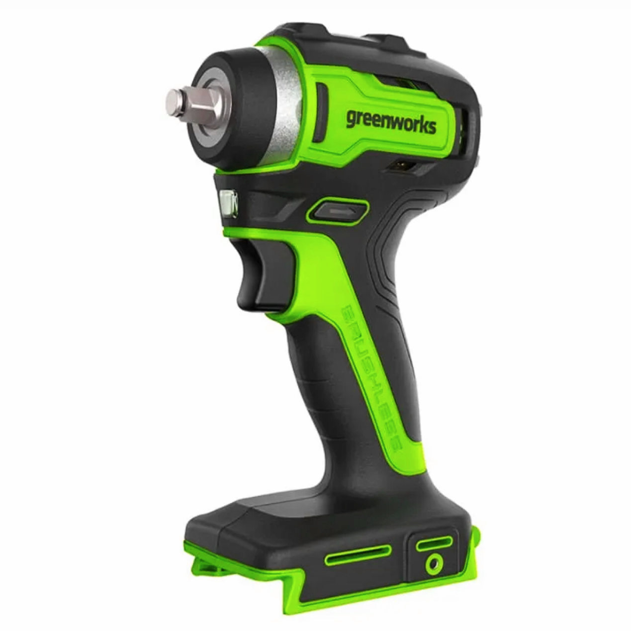 Гайковёрт ударный аккумуляторный Greenworks 24V 200Нм G24IW200 3803607, бесщёточный, без АКБ и ЗУ