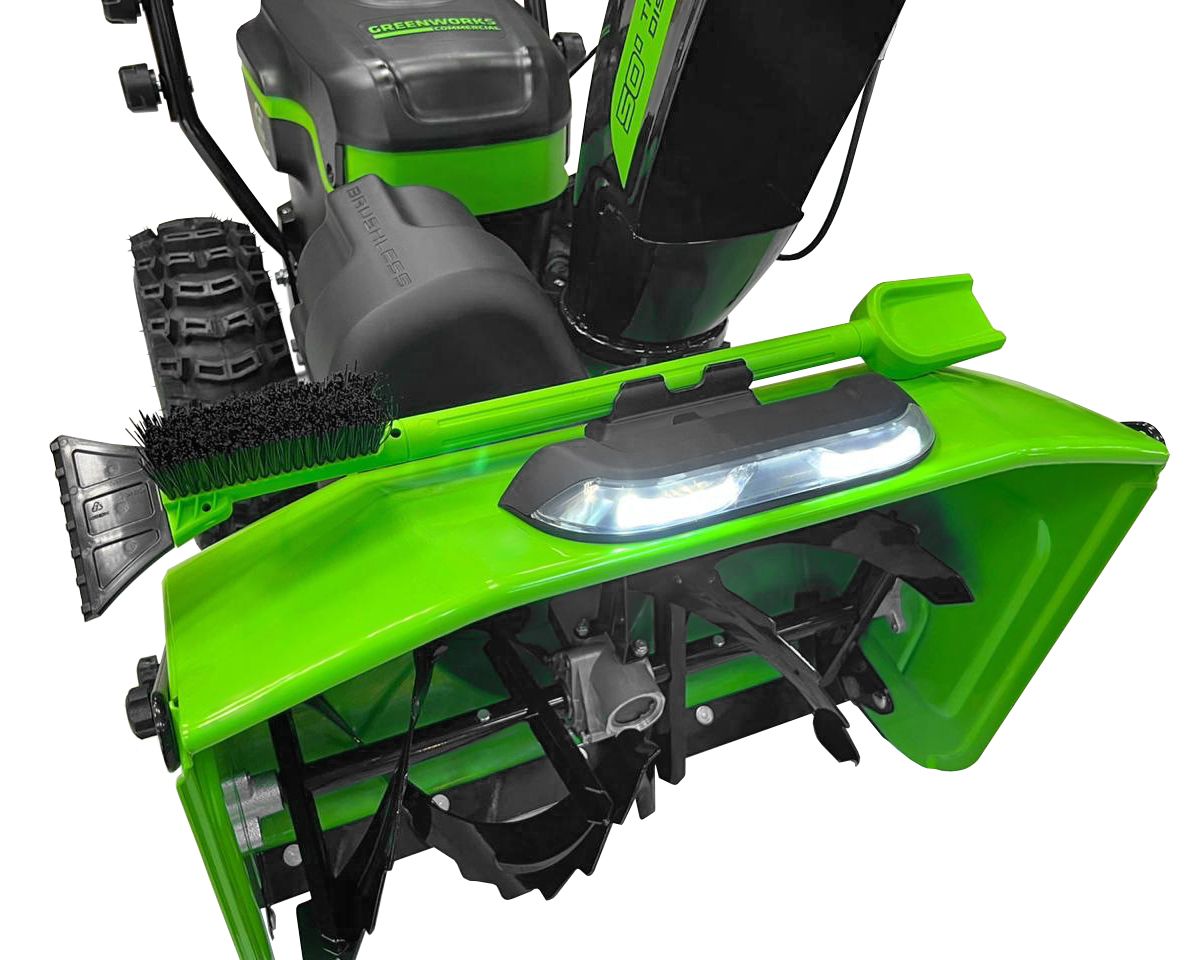 Снегоуборщик аккумуляторный самоходный 61 см Greenworks 82V Commercial GD82ST56 2602807, бесщёточный, без АКБ и ЗУ