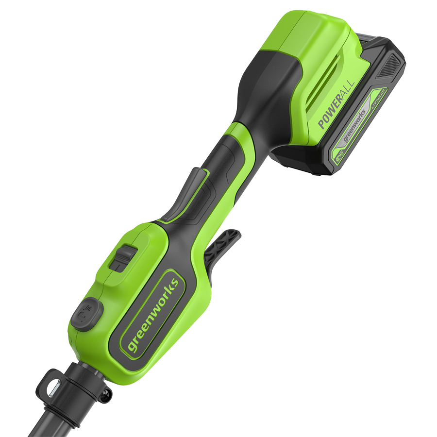 Триммер аккумуляторный Greenworks 33 см 24V GD24LT331 2113407 с пластиковым ножом, бесщеточный, без АКБ и ЗУ