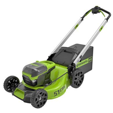 Газонокосилка самоходная, аккумуляторная 51 см Greenworks  60V GD60LM51SP 2514307, бесщеточная, без АКБ и ЗУ