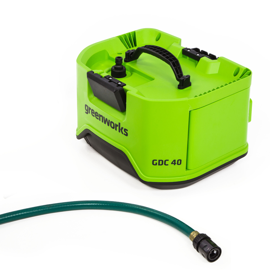 Мойка высокого давления аккумуляторная Greenworks GDC40 40V, 70 бар, 300 л/час, без АКБ и ЗУ