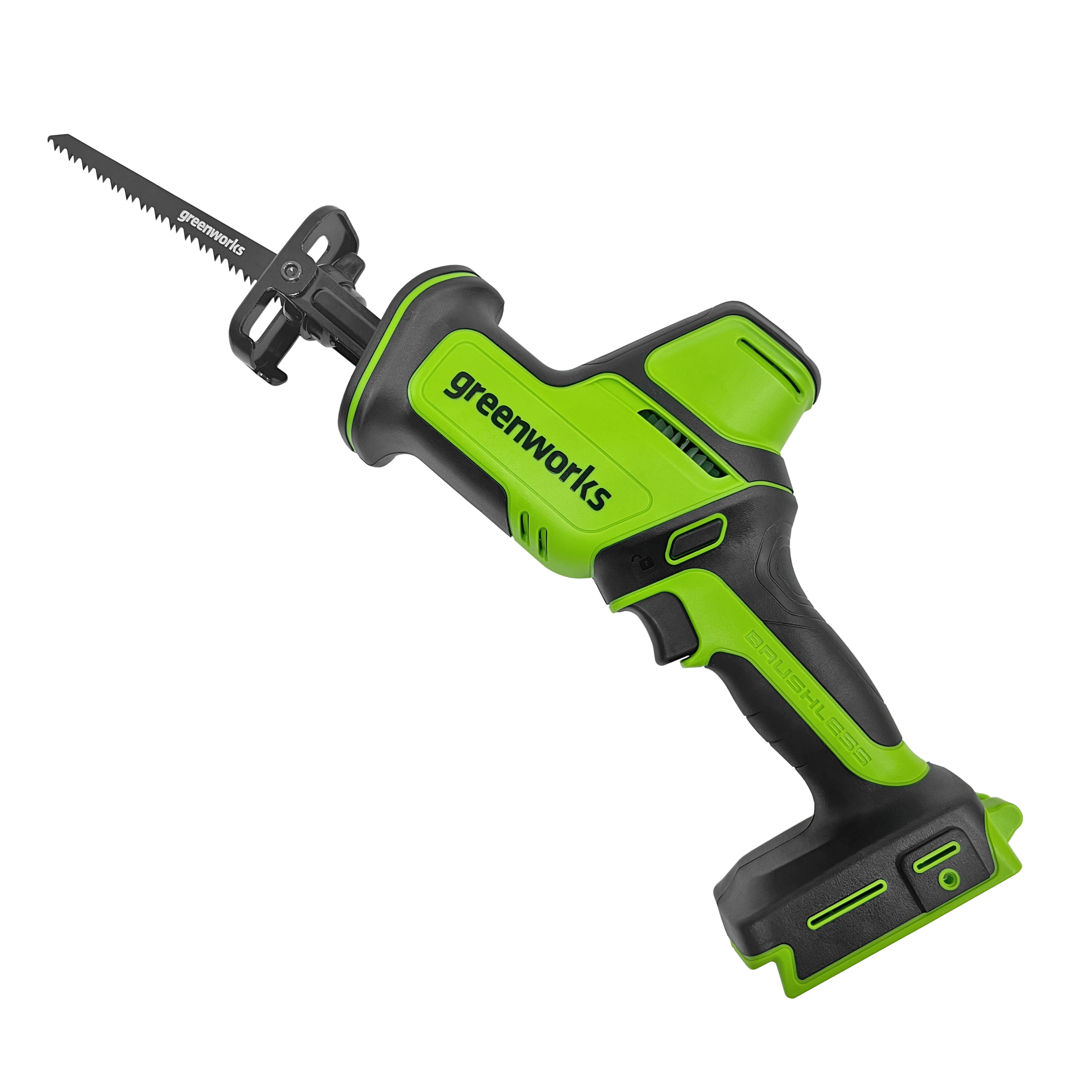 Пила сабельная компактная аккумуляторная Greenworks 24V GPT-CRS-25 1200507, бесщеточная, без АКБ и ЗУ