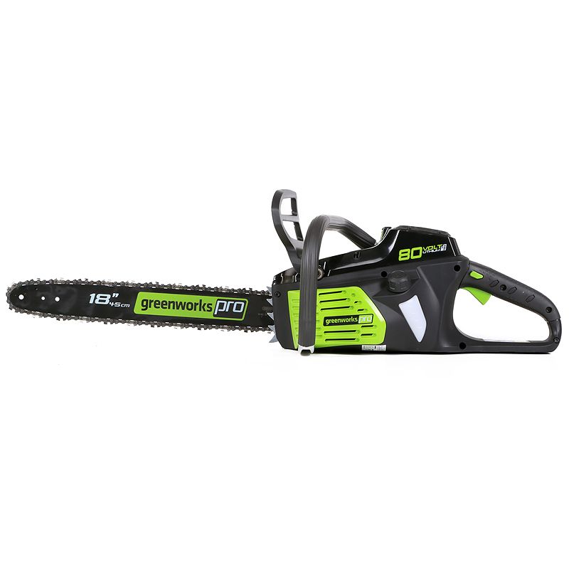 Пила аккумуляторная цепная Greenworks 45 см 80V GD80CS50, бесщёточная, без АКБ и ЗУ
