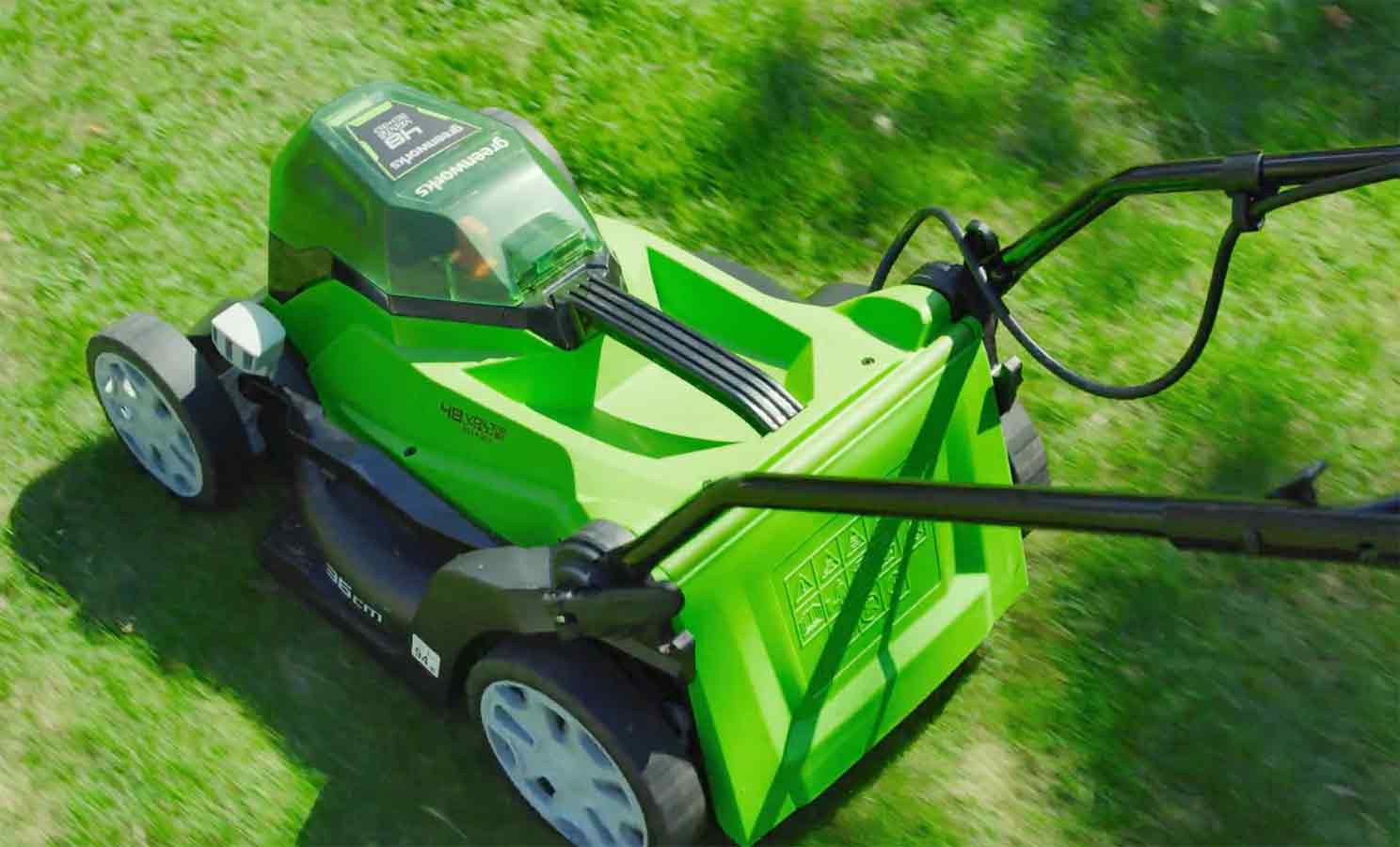 Газонокосилка аккумуляторная 41 см Greenworks 2х24V (48V) G24X2LM41 2512607, без АКБ и ЗУ