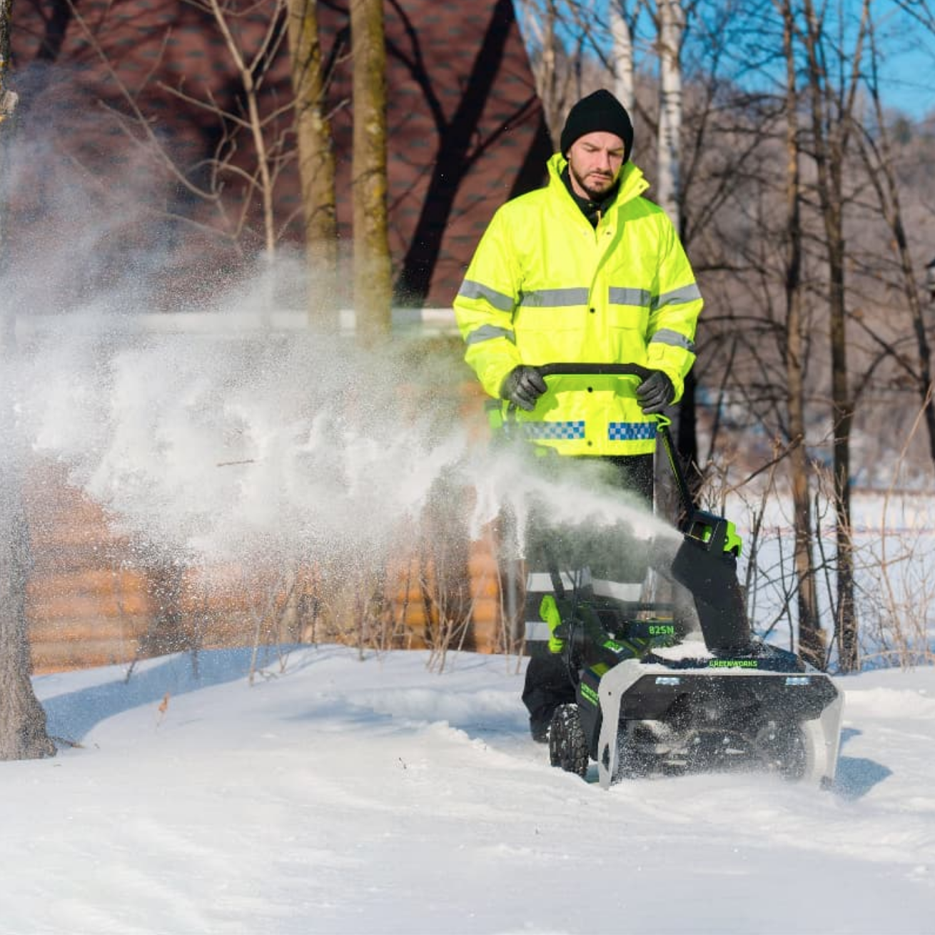 Снегоуборщик аккумуляторный Greenworks 56 см 82V 82SN22 2603307, бесщёточный, без АКБ и ЗУ