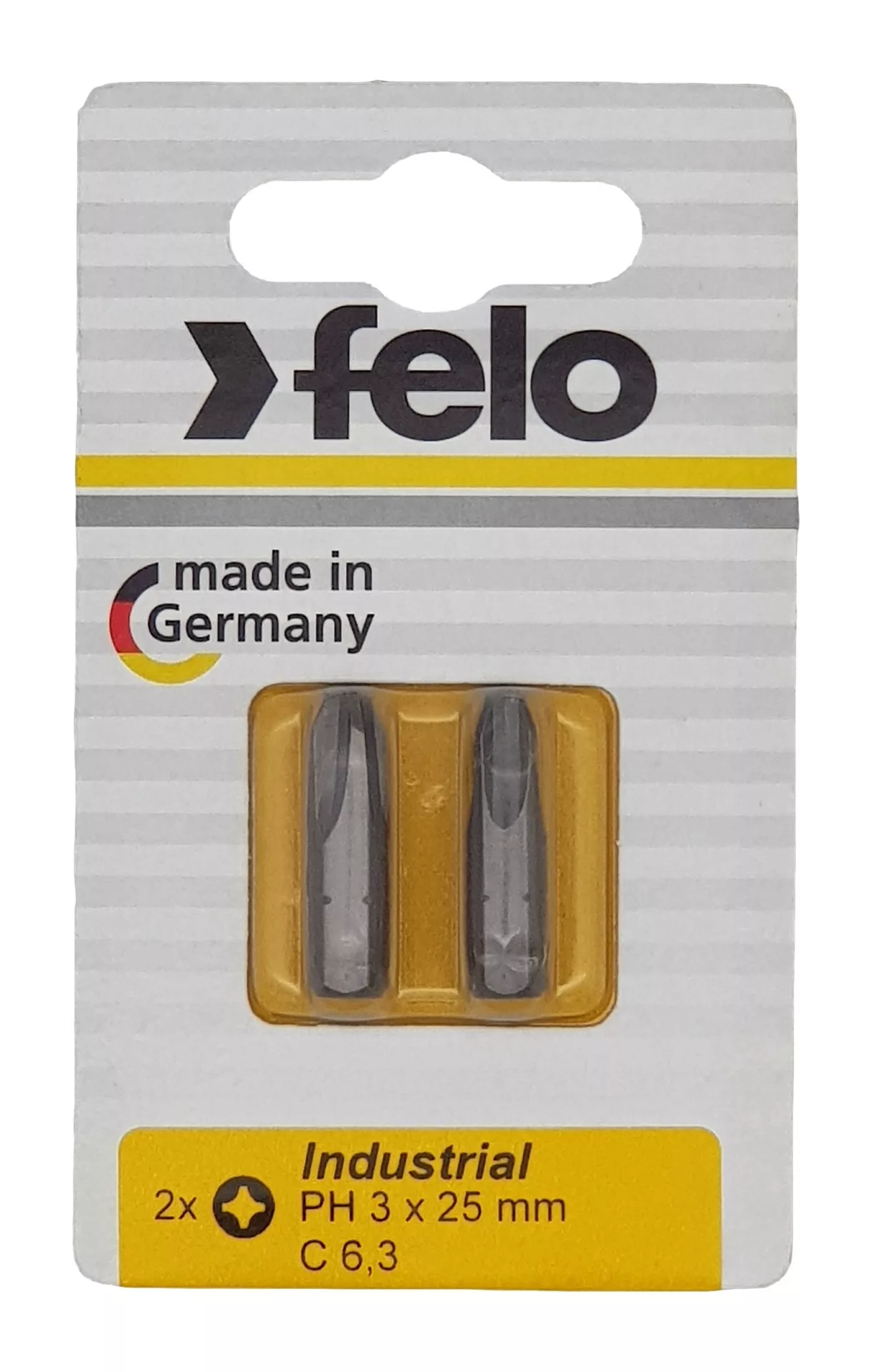 Биты PН3х25, С 6,3, 2 шт. FELO 022 030 36