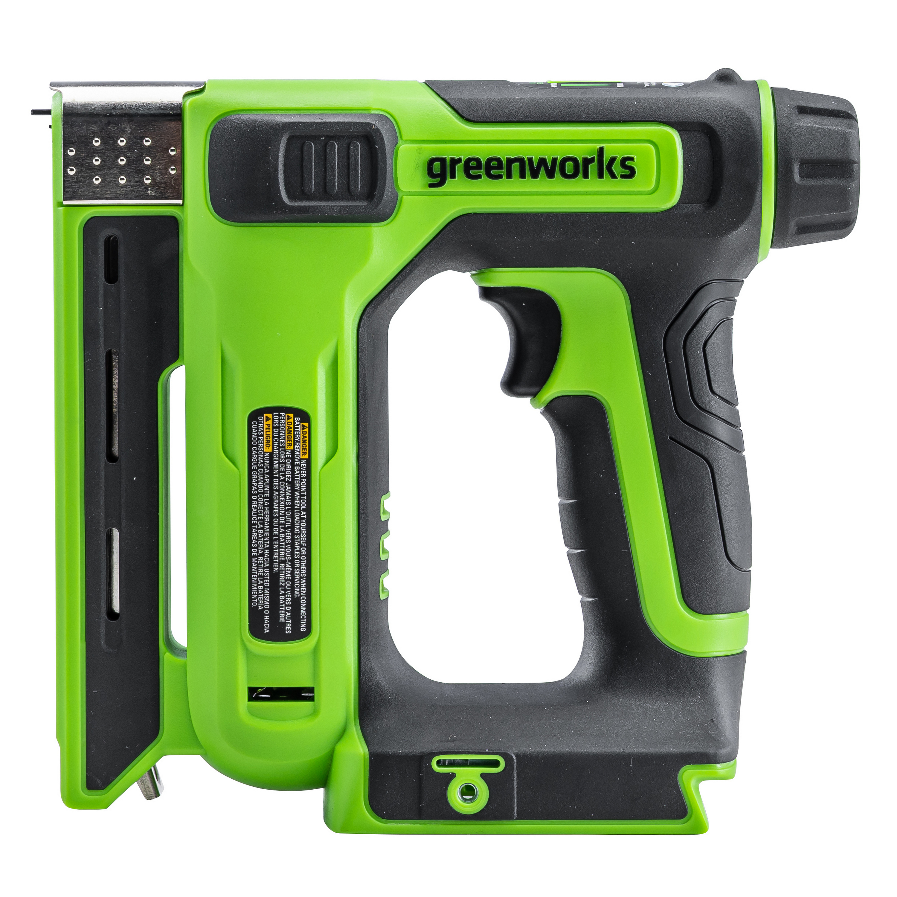 Степлер аккумуляторный Greenworks 24V G24CS10 3400107, без АКБ и ЗУ