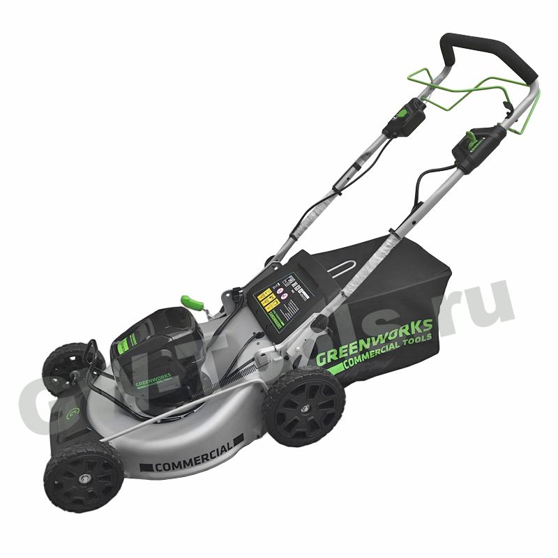 Газонокосилка аккумуляторная самоходная Greenworks 46 см 82V GD82LM46SP, бесщёточная, без АКБ и ЗУ