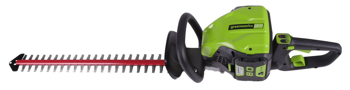 Кусторез аккумуляторный 60 см Greenworks 80V GD80HT, бесщёточный, с АКБ на 4 А*ч и ЗУ