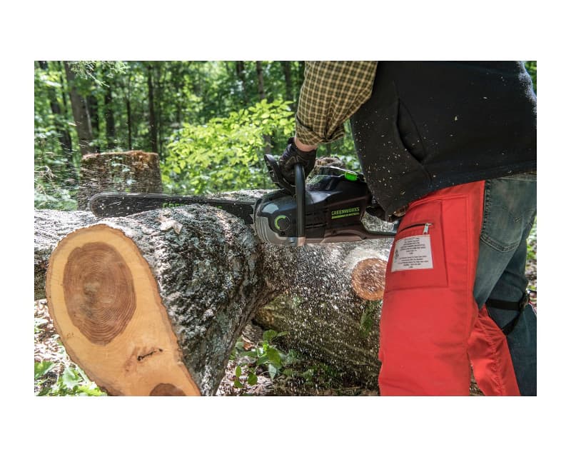 Пила аккумуляторная цепная Greenworks 46 см 82V GC82CS25, бесщеточная, без АКБ и ЗУ