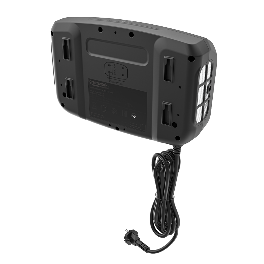 Ультрабыстрое двойное двухпортовое зарядное устройство Greenworks 82V CHD1300 2960507 (с двумя слотами)