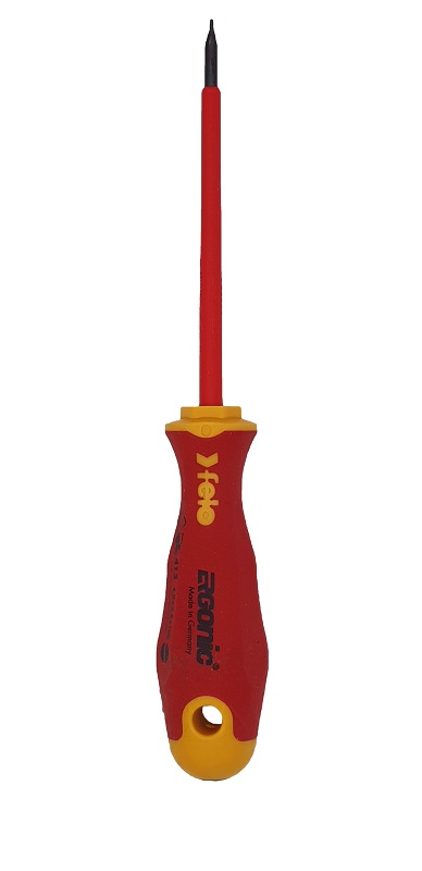 Отвёртка ERGONIC диэлектр., серия 413, SL 4,0х0,8х100 FELO 413 040 90