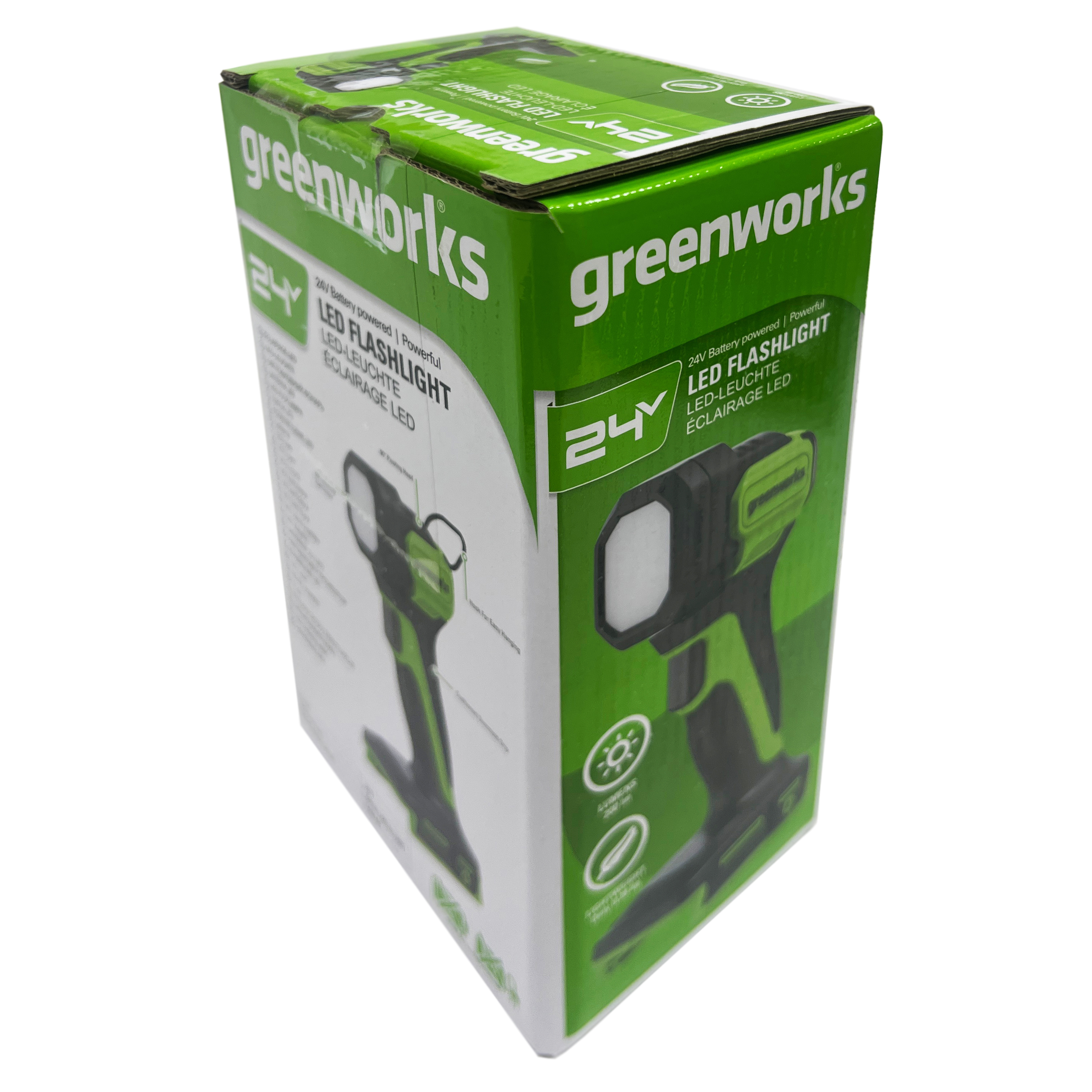 Фонарь аккумуляторный светодиодный (200 лм) Greenworks 24V G24SL200 3502407, без АКБ и ЗУ