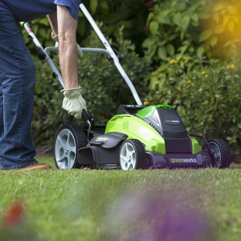 Газонокосилка аккумуляторная Greenworks 45 см 40V GD40LM45, бесщёточная, без АКБ и ЗУ