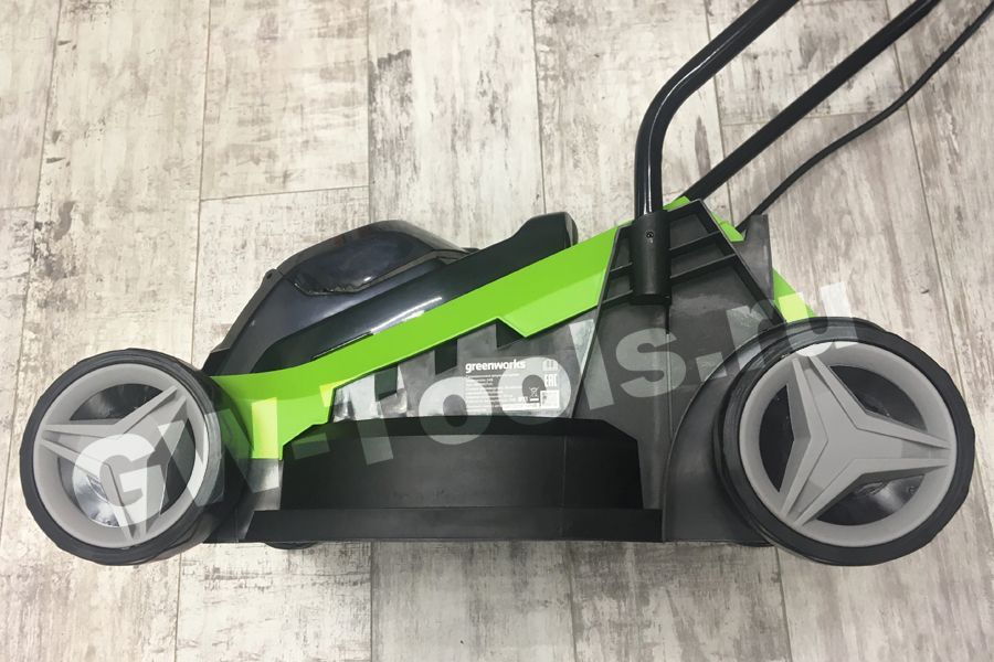 Газонокосилка аккумуляторная Greenworks 32 см 24V G24LM32K2 2509607, с АКБ на 2 А*ч и ЗУ-слайдер 0,5А