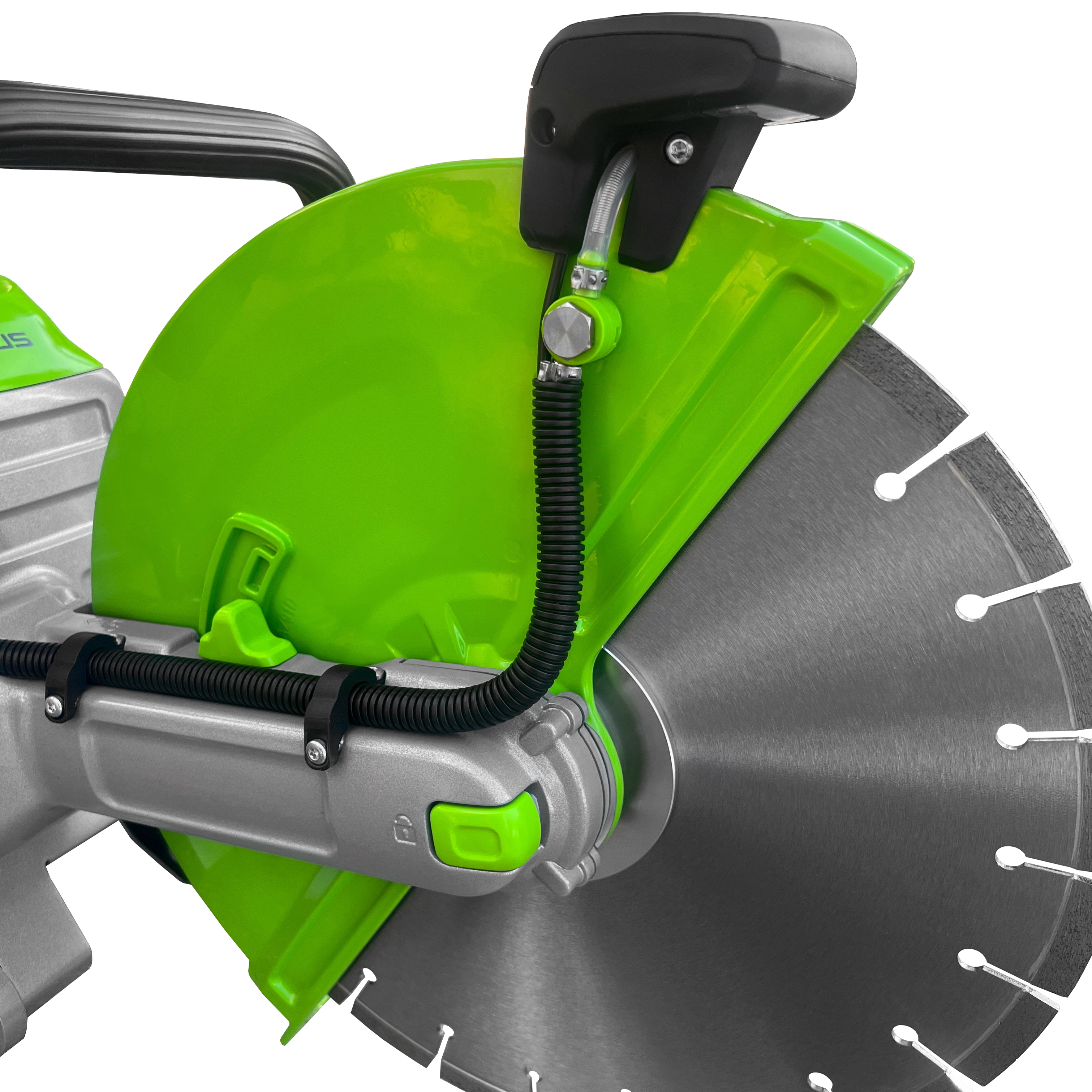 Бетонорез 350 мм, 4,3 кВт, аккумуляторный Greenworks 82V 1501307, бесщеточный, без АКБ и ЗУ