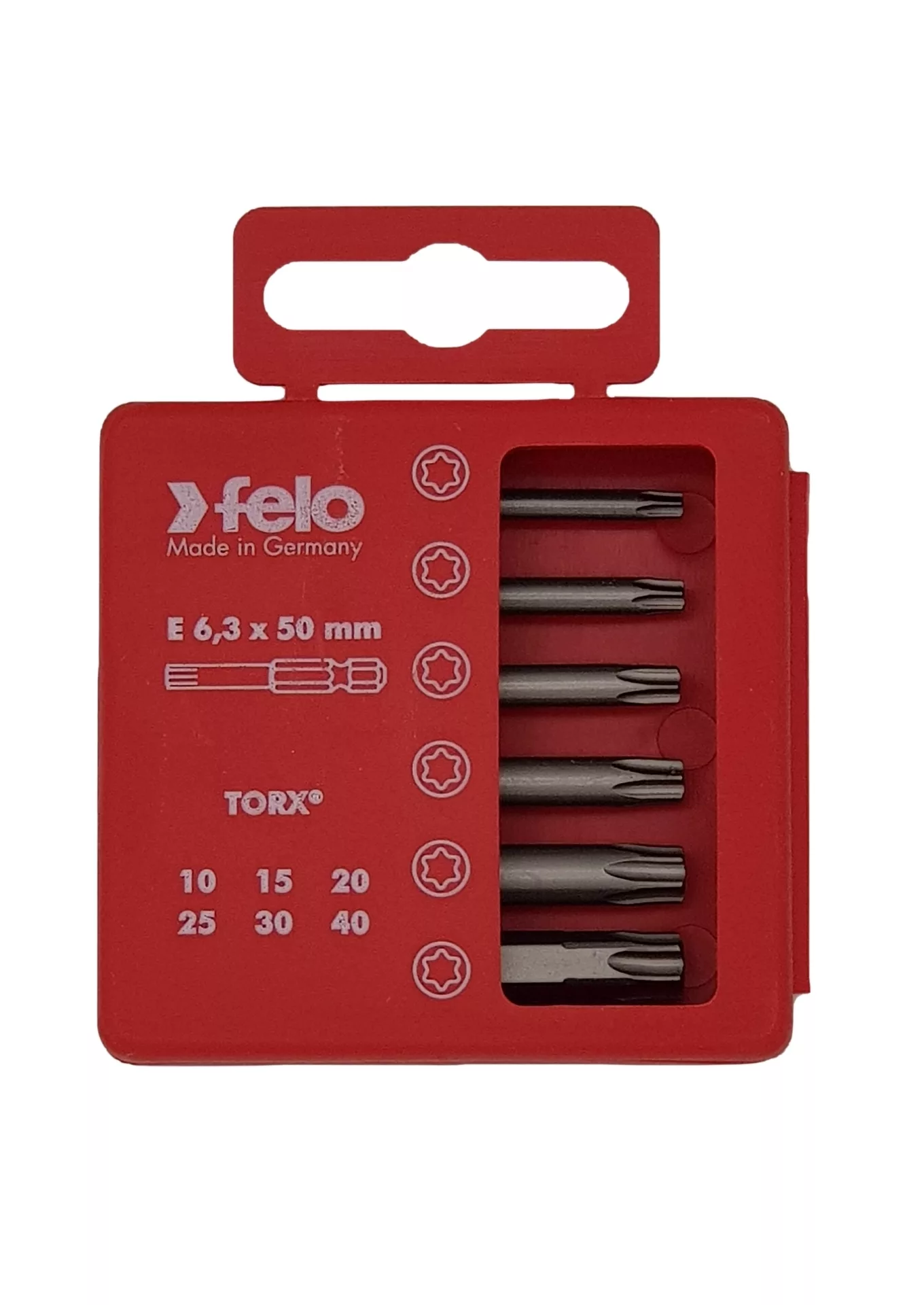 Felo Набор бит Tx Industrial  50 мм в кейсе, 6 шт 03691516