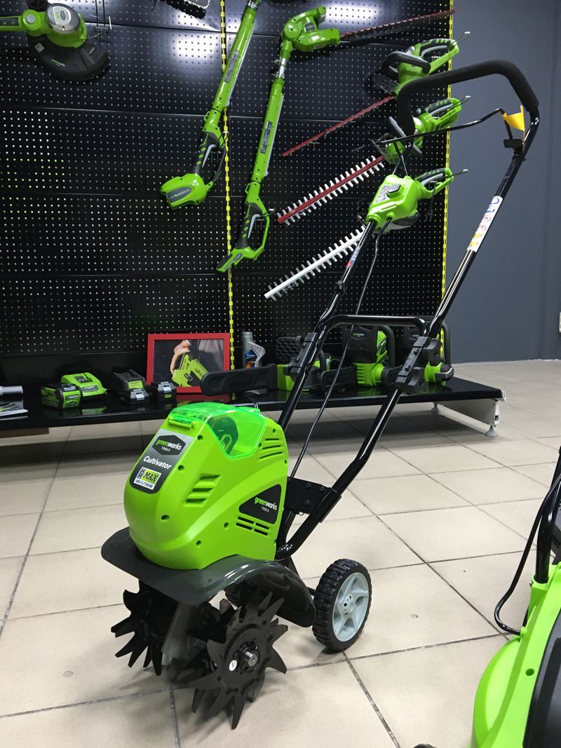 Культиватор аккумуляторный Greenworks 40V G40TL 27087, без АКБ и ЗУ