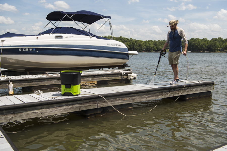 Мойка высокого давления аккумуляторная Greenworks GDC60 5104607 60В 70 бар 300 л/час, без АКБ и ЗУ