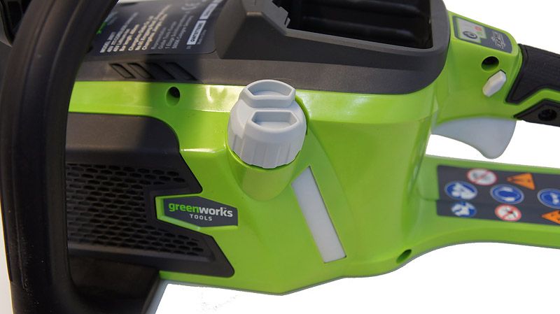 Пила аккумуляторная цепная Greenworks 40 см 40V GD40CS40, бесщёточная, без АКБ и ЗУ