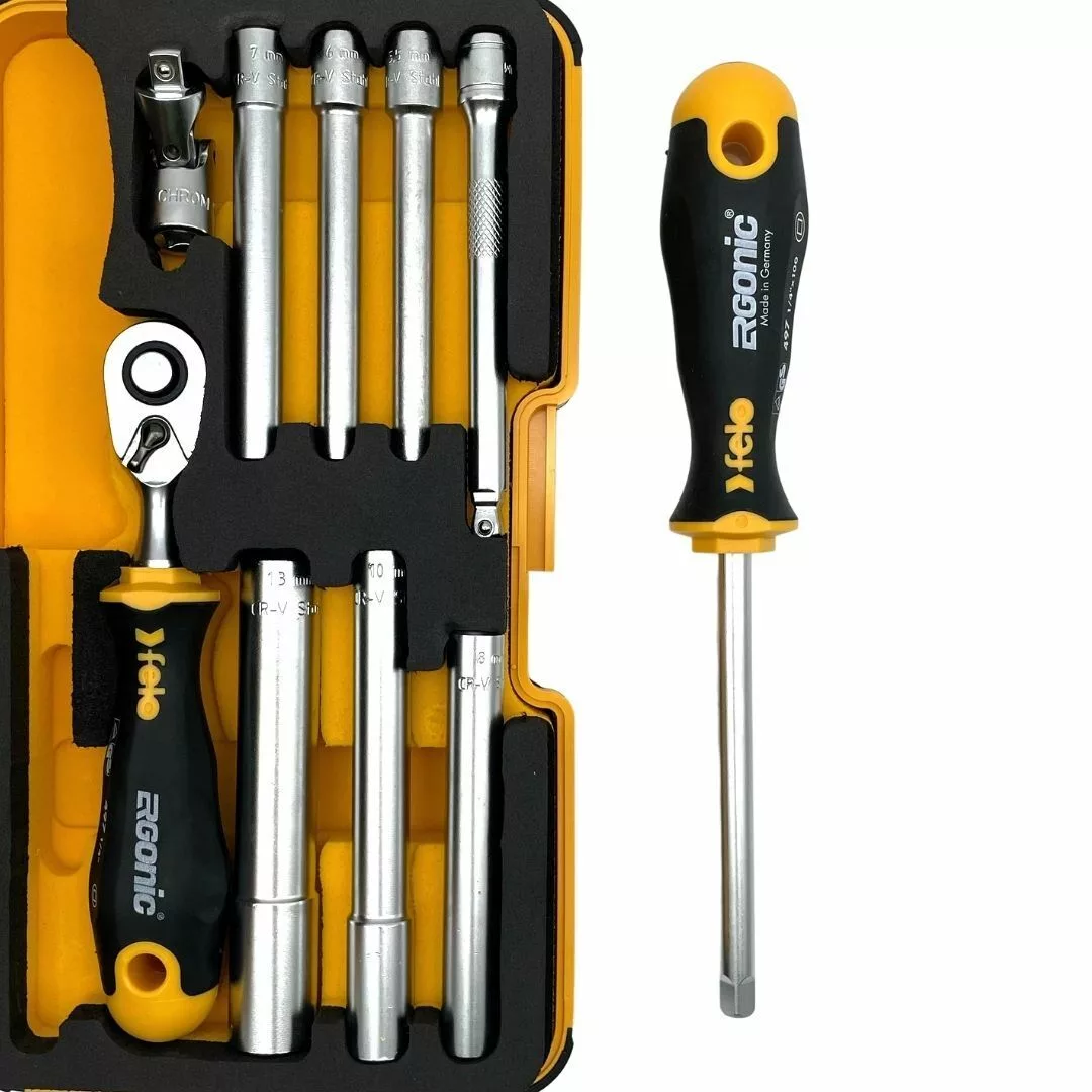 Инструм. набор "FELO R-GO M-TEC", 10 предм., серия 057 FELO 057 810 06