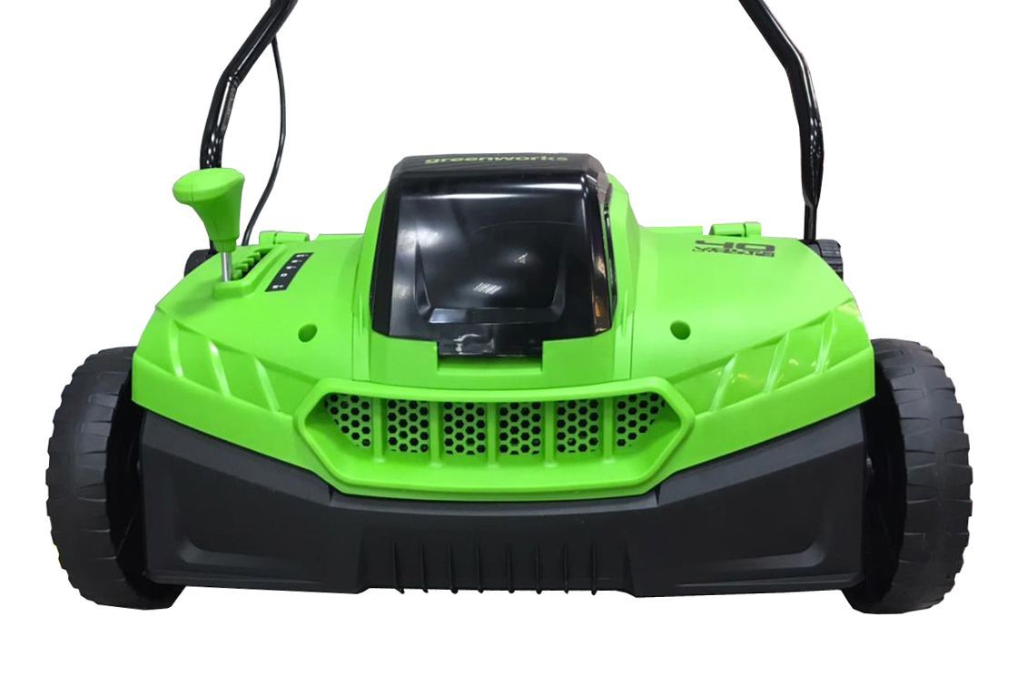 Аэратор-скарификатор 36 см аккумуляторный Greenworks 40V, бесщёточный, без АКБ и ЗУ