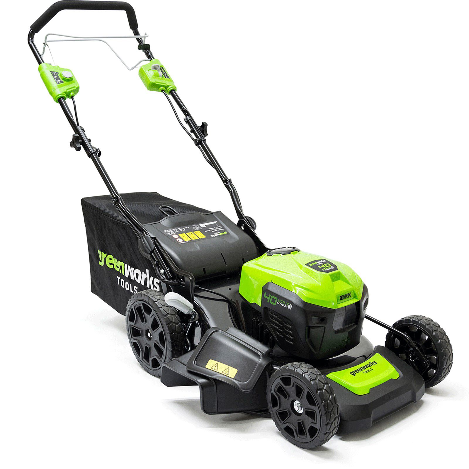 Газонокосилка аккумуляторная самоходная Greenworks 46 см 40V GD40LM46SP, бесщёточная, без АКБ и ЗУ