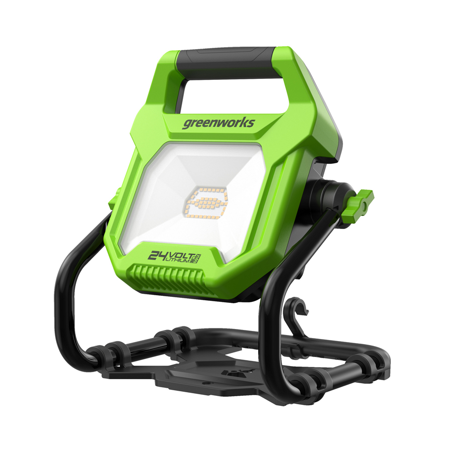 Прожектор светодиодный (2000 лм) аккумуляторный Greenworks 24V G24WL 3401307, без АКБ и ЗУ