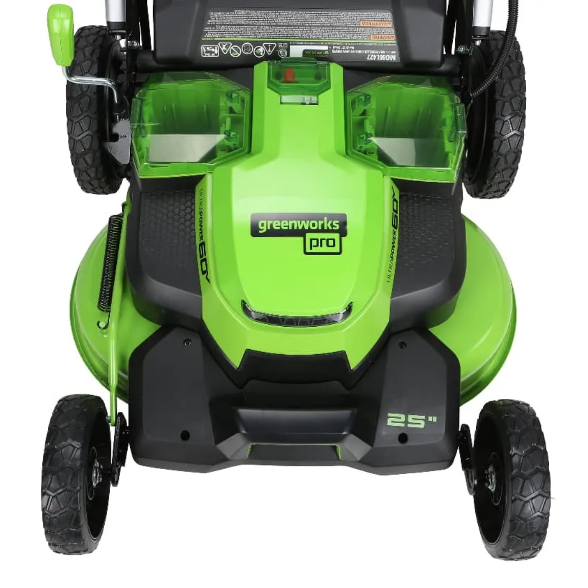 Газонокосилка аккумуляторная самоходная 61 см ТwinForсe Greenworks 60V GD60LM61 2519107, бесщеточная, без АКБ и ЗУ