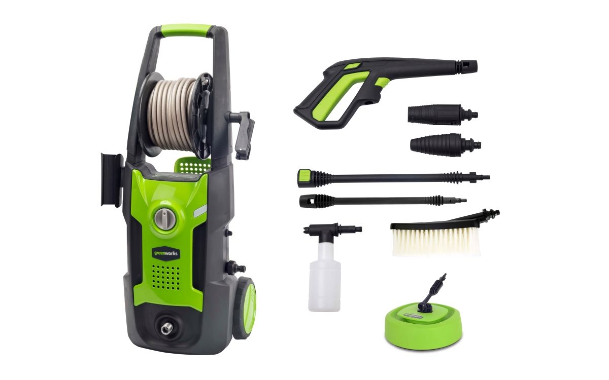 Мойка высокого давления Greenworks 120 бар 1700W G3