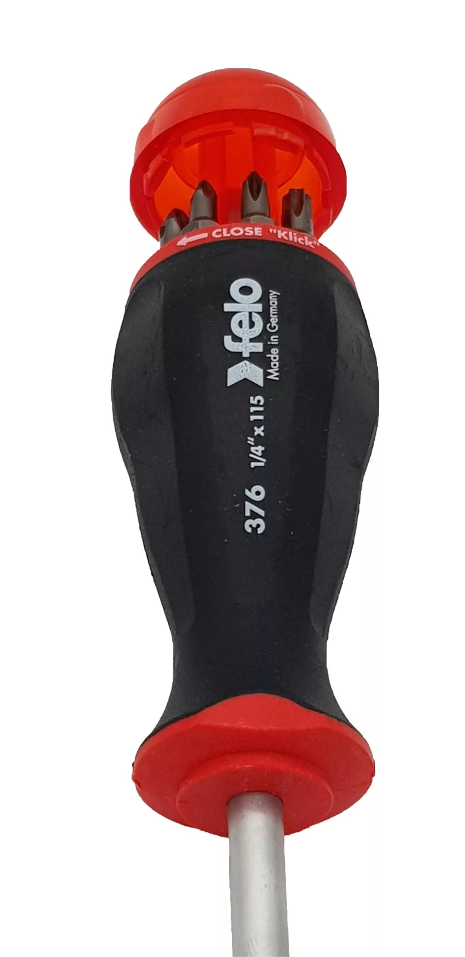 Отвёртка с магн. держателем под биты/8 шт., серия 376 FELO 376 044 05