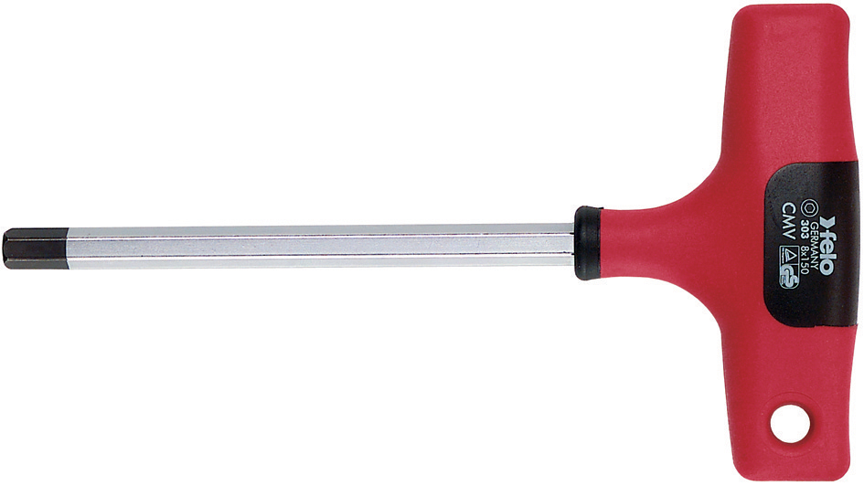 Отвёртка шестигр. 10х200,Т-образная, серия 303 FELO 303 107 80